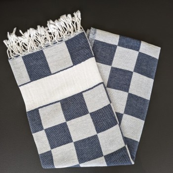 cotton towel CHESS pattern