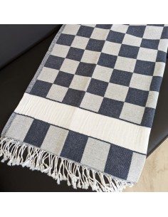 cotton towel CHESS pattern 2