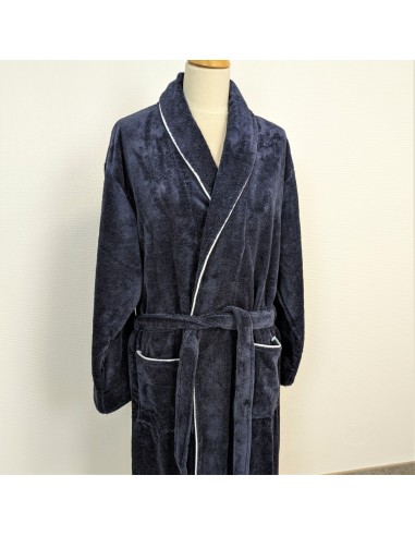 peignoir de bain double couleur