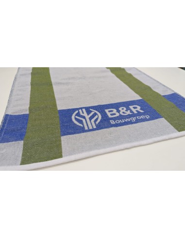 Torchon publicitaire premium tissé jacquard sur mesure