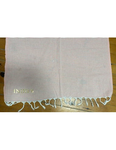 pareo towel logo printed golden