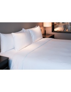 white cotton sateen bed sheet 2