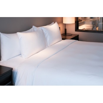 draps de lit hotel satin de coton