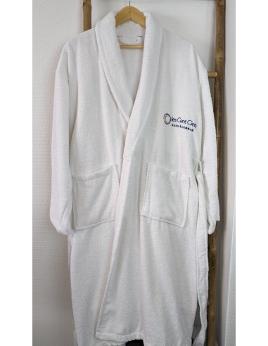 sauna bathrobe logo