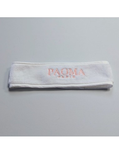 Promotional velvet headband with logo embroidered