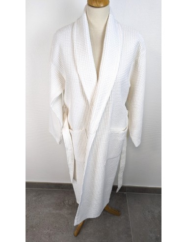waffle honeycomb bathrobe