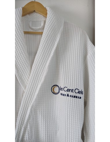 waffle hotel bathrobe with logo