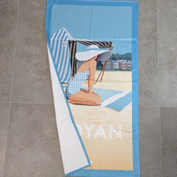 digital printed beach towel
