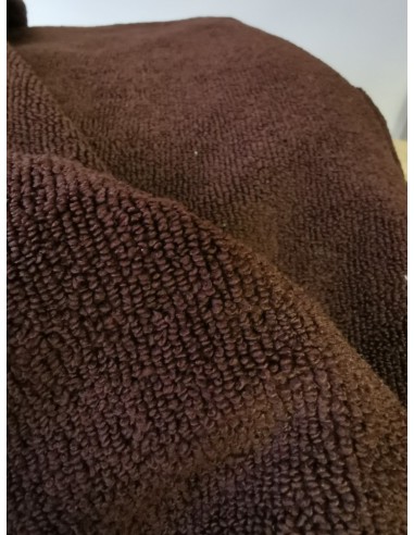 marron brown microfibre towel