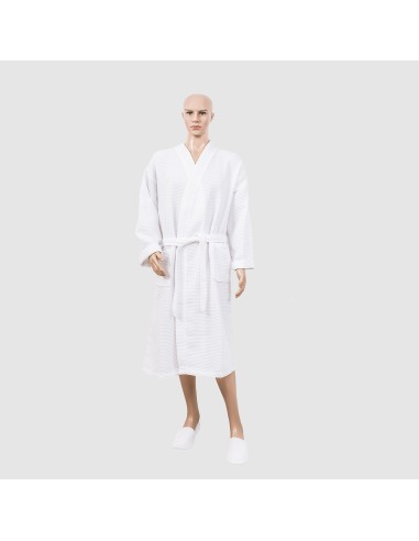 honeycomb bathrobe for hotel and spa