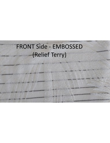 fouta eponge embosse design et logo sur mesure