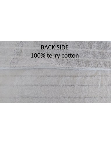 Fouta éponge embossé - tissage jacquard relief sur mesure