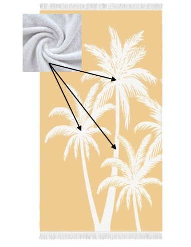 fouta eponge cisele relief sur mesure serviette embossé