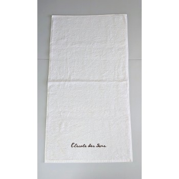 Serviette de toilette brodée