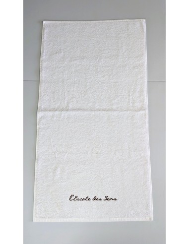 Serviette de bain brodée