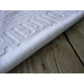 hotel logo cotton terry towel