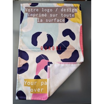 HD printed microfiber bath and beach towel