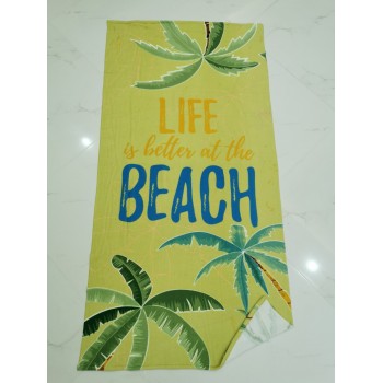 custom printed microfibre beach towel