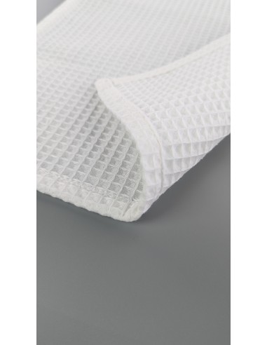 Serviette de plage personnalisée nid d'abeille broderie logo et teinture sur mesure, vente en gros