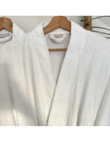 terry cotton hotel bathrobe logo embroidery