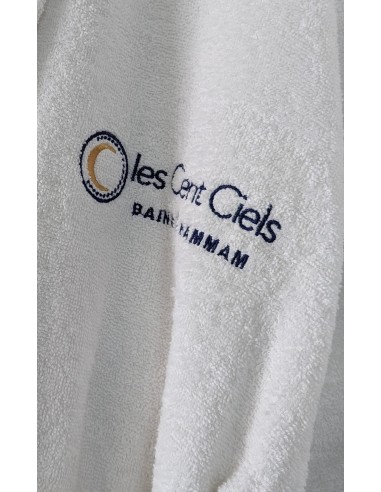 hotel logo bathrobe