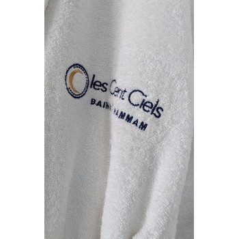 hotel logo bathrobe