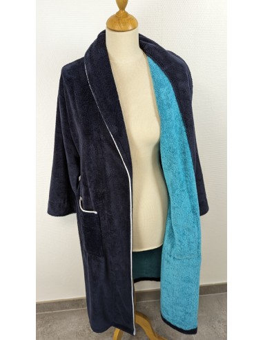luxury double color bathrobe