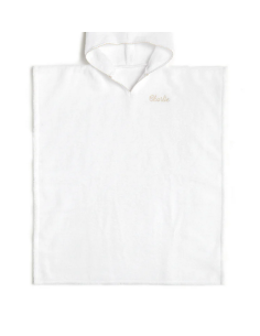 Custom logo kids surf poncho