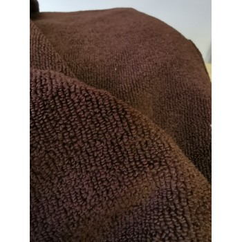 marron brown microfibre towel