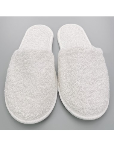 Chaussons de bain éponge premium avec broderie de logo personnalisée
