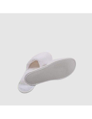 Chaussons de bain éponge premium avec broderie de logo personnalisée