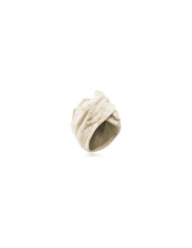 Serviette wrap sèche cheveux en microfibre avec étiquette logo