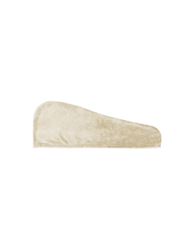 Serviette wrap sèche cheveux en microfibre avec étiquette logo