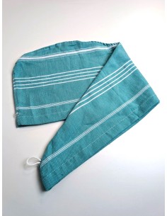 bonnet fouta coton seche cheveux 2