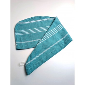 serviette fouta seche cheveux