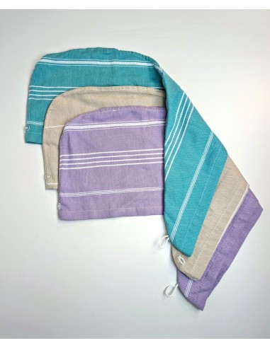 Turkish Peshtemal hair drying towel wrap turban