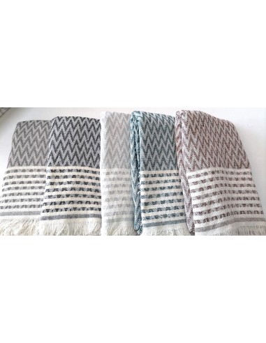 Fouta chevron Zigzag épaisse vente en gros