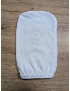 Micro terry makeup remover washcloth with embroidered logo