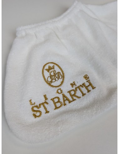 personalized terry fabric overshoes with custom logo