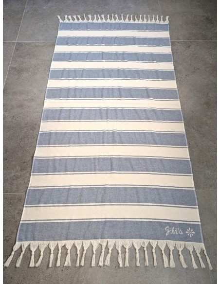 fouta avec verso bouclettes fabriquée sur mesure