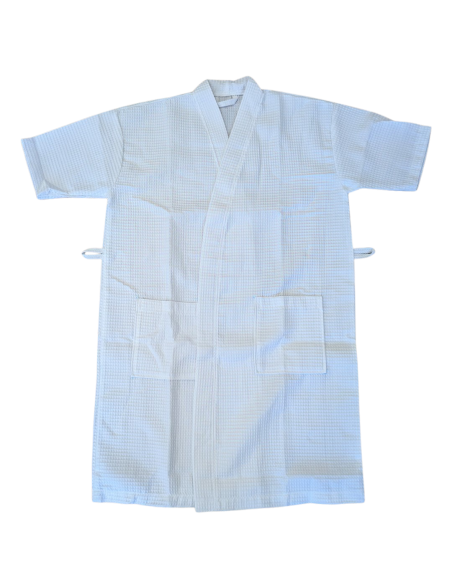 blouse estheticienne en coton logo brodé
