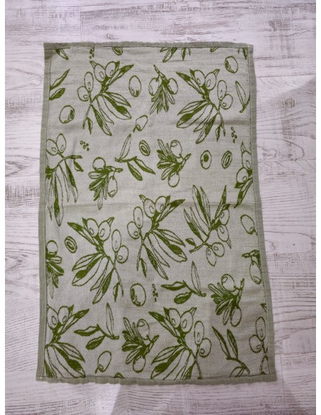 cotton kitchen tea towel custom artwork woven