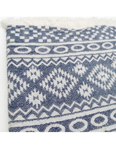 turkish towel jacquard navy blue indiana