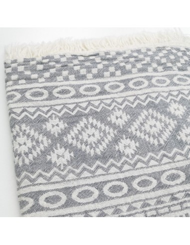turkish towel jacquard dark grey indiana