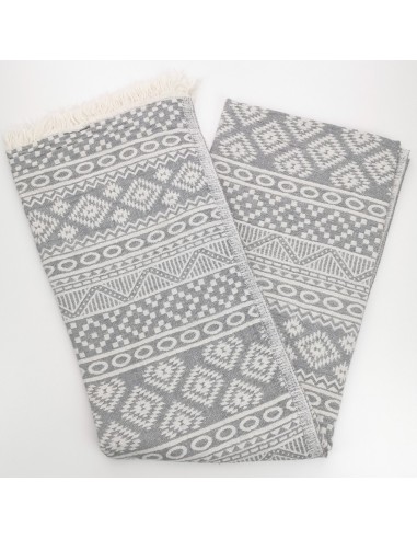 turkish peshtemal towel dark grey indiana