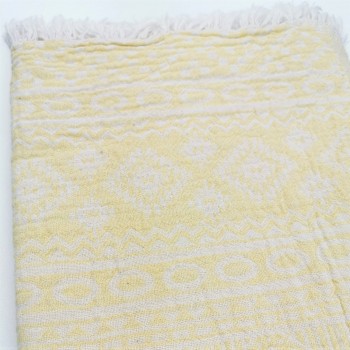 turkish peshtemal towel pastel yellow indiana