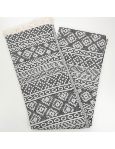 turkish peshtemal towel black indiana