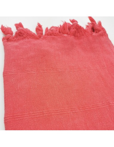 stonewashed turkish towel coral micro