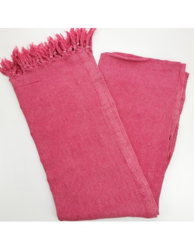 stonewashed turkish towel raspberry micro