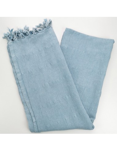stonewashed turkish towel grey blue micro